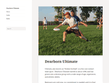 Tablet Screenshot of dearbornultimate.com